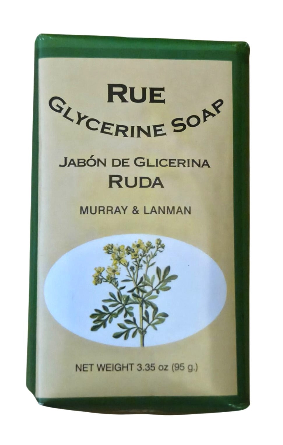 Rue Glycerine Spiritual Cleansing Soap Bar 3.3oz Botanical Rue Plant Herbal Extract