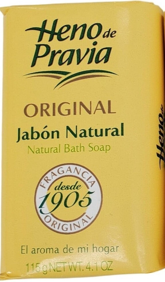 Heno de Pravia Natural Bath Soap 4.1 oz Original 1905 fragrance 3 Bars per pack