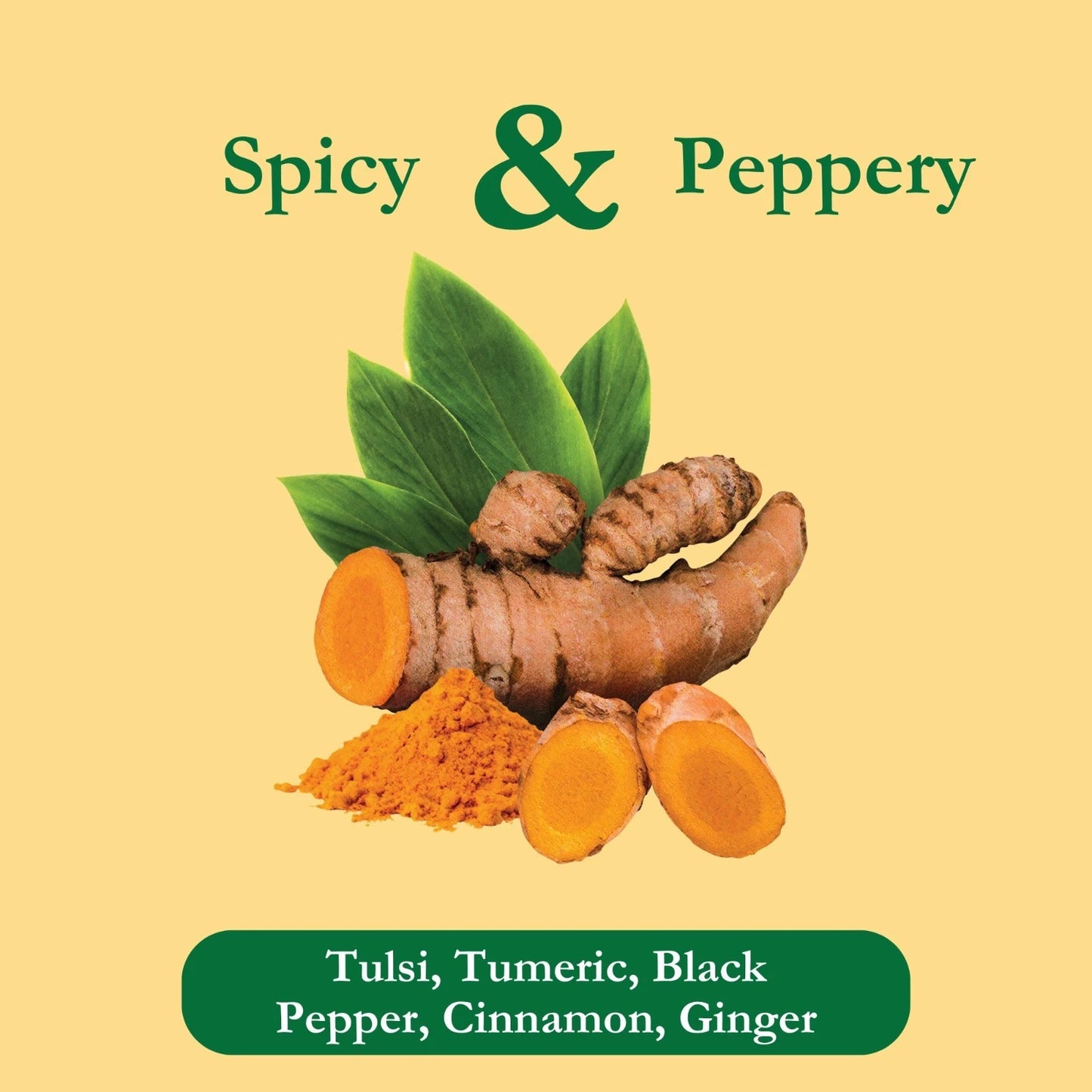 Tadin Turmeric Tea Blend 24 Ct Herbal Tea Turmeric & Spices Anti-Inflammatory Support & Wellness Tea