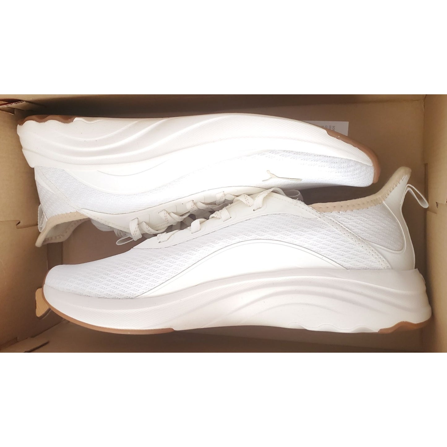 Puma Women Sophia Evo Vital Sneakers Athletic Lace-up Shoes Activewear Cream