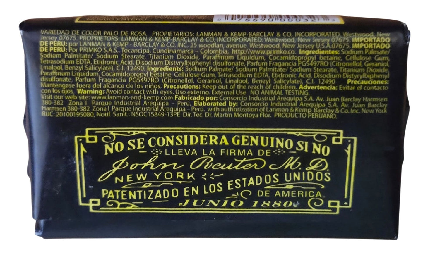 Reuter Spiritual Cleansing Soap Bar 3.3oz Original Label Murray Lanman