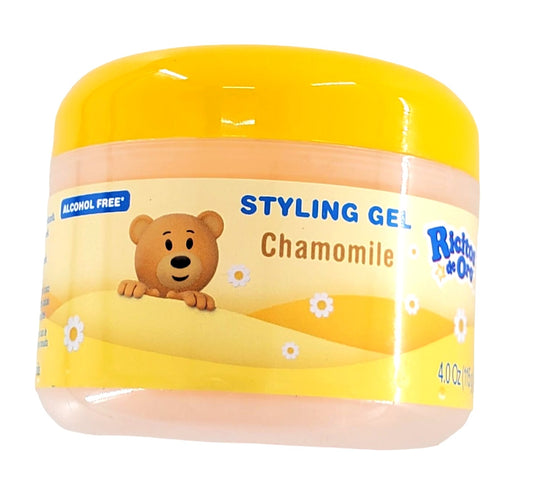 Ricitos de Oro Styling Hair Gel with chamomile extract Alcohol-Free Hair Gel 4oz container