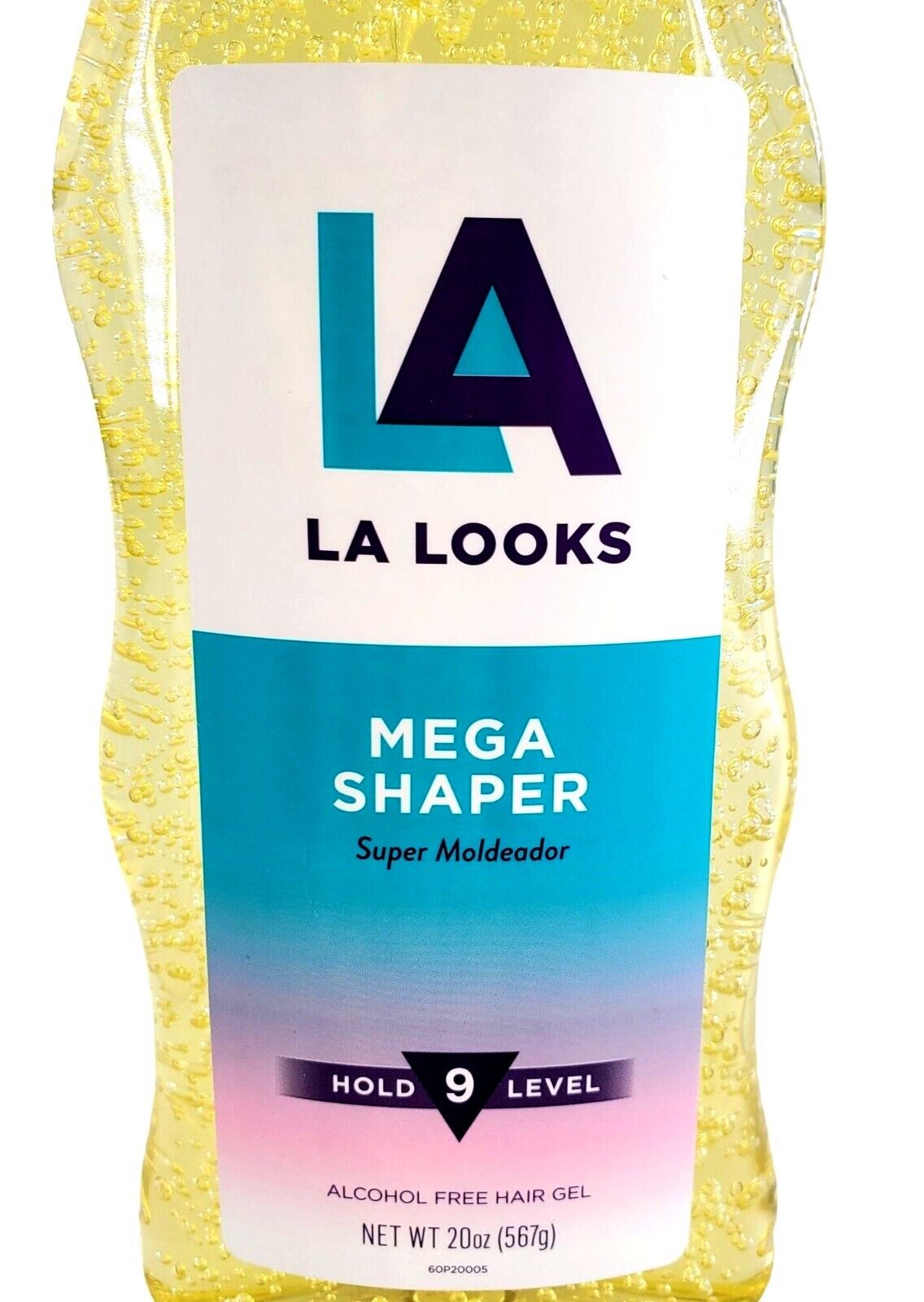 LA Looks Hair Gel Mega Shaper Level 9 Hold 20 Oz Squeeze bottle