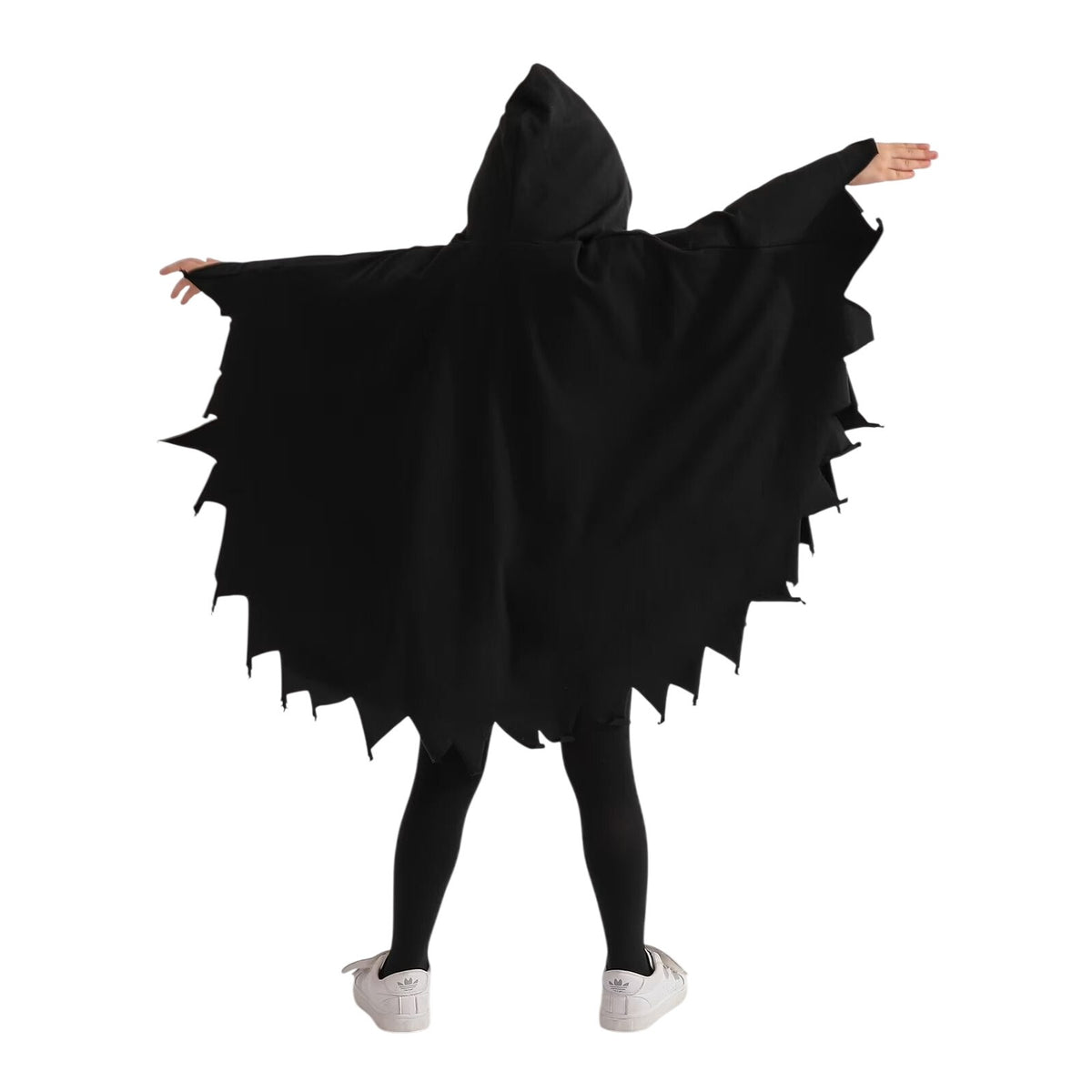 Glow In The Dark Toddler Halloween Ghost Costume Kids Party Hooded Cloak Unisex Childrens Pullover