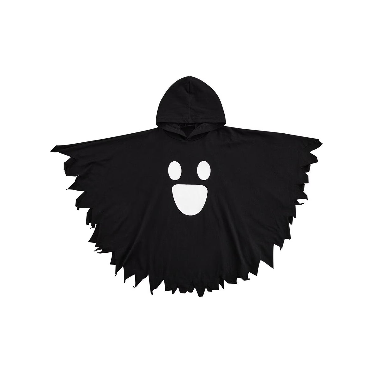 Glow In The Dark Toddler Halloween Ghost Costume Kids Party Hooded Cloak Unisex Childrens Pullover