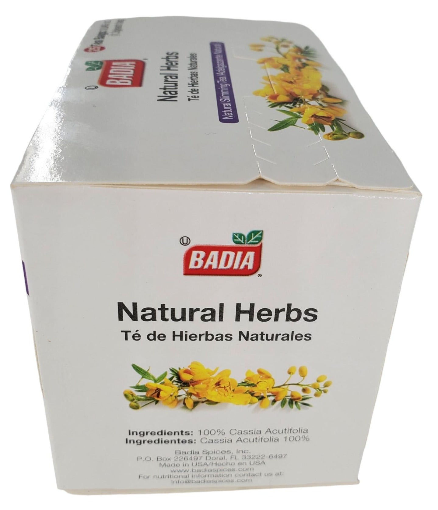 Badia Tea Natual Herbs NO Caffeine Natural Slimming Tea 25 Tea bags/box