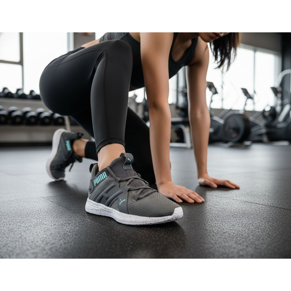 Puma Sneakers Woman Slip-on Contempt Demi Activewear Shoes Athleisure Gray