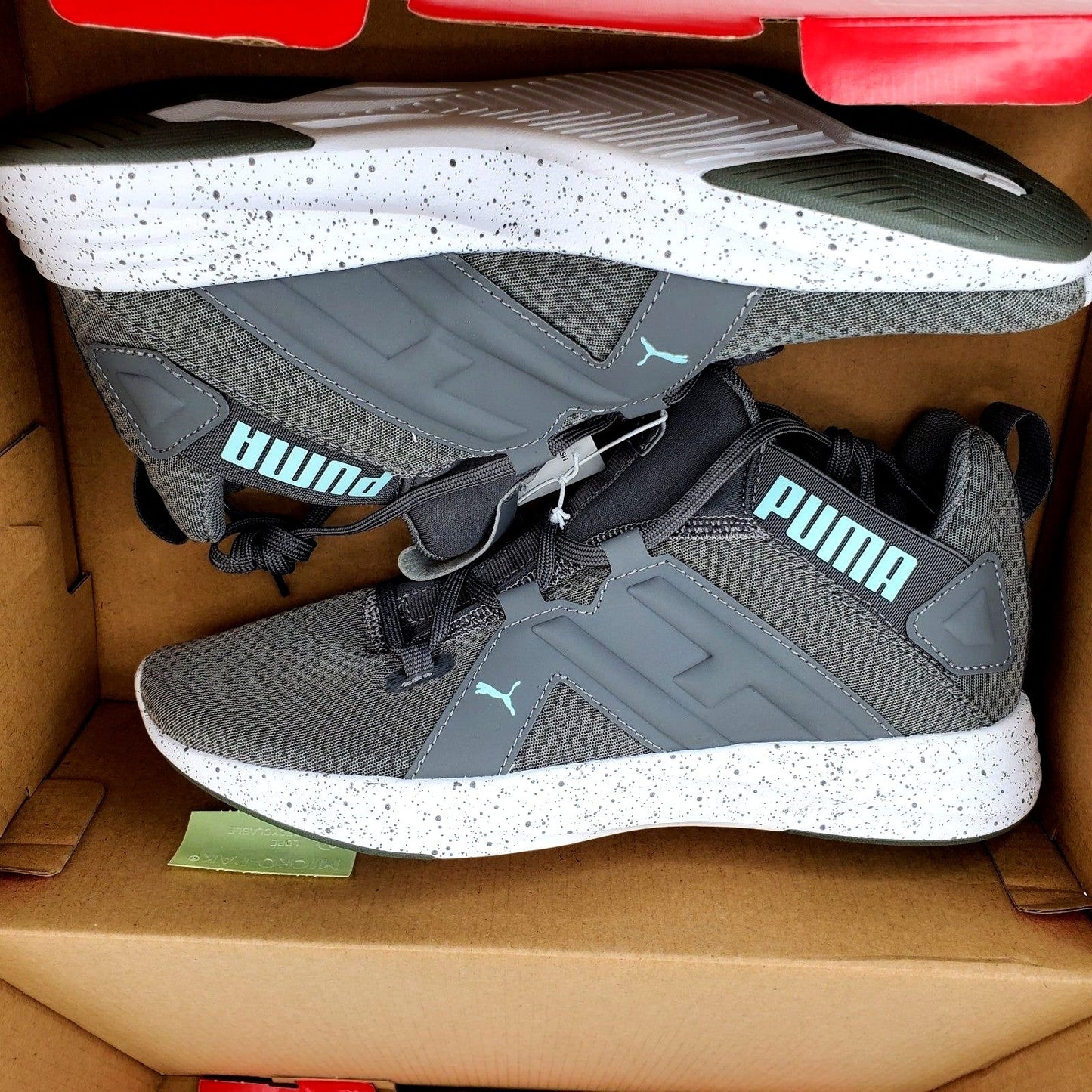 Puma Sneakers Woman Slip-on Contempt Demi Activewear Shoes Athleisure Gray