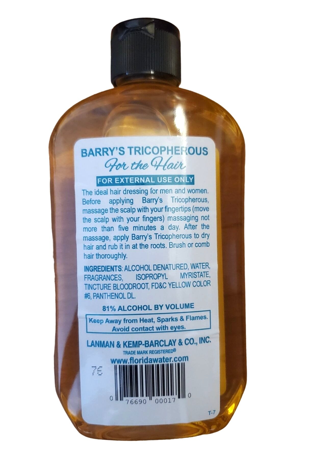 Barry's Tricopherous for the Hair Greaseless 8oz