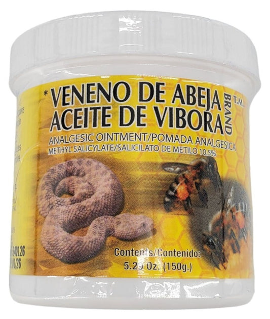 Veneno de Abeja Aceite de Vibora Analgesic ointment 5.29 oz(150G) container