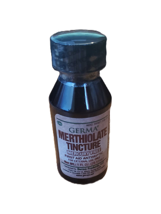 Germa Merthiolate Tincture First Aid Antiseptic 1 oz