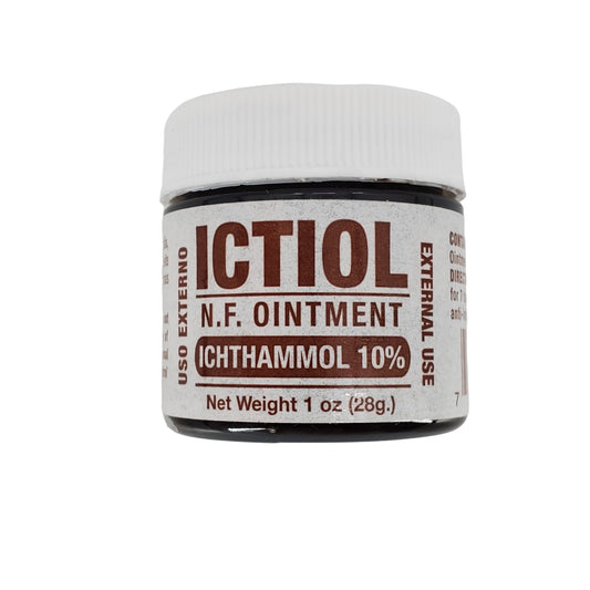 Ichthammol Ointment ICTIOL Ichthammol 10% concentration 1oz container