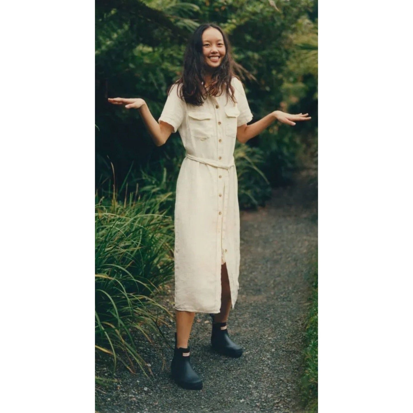 Hunter Woman's Boots Original Chelsea Black Classic Waterproof Rain Snow Shoes