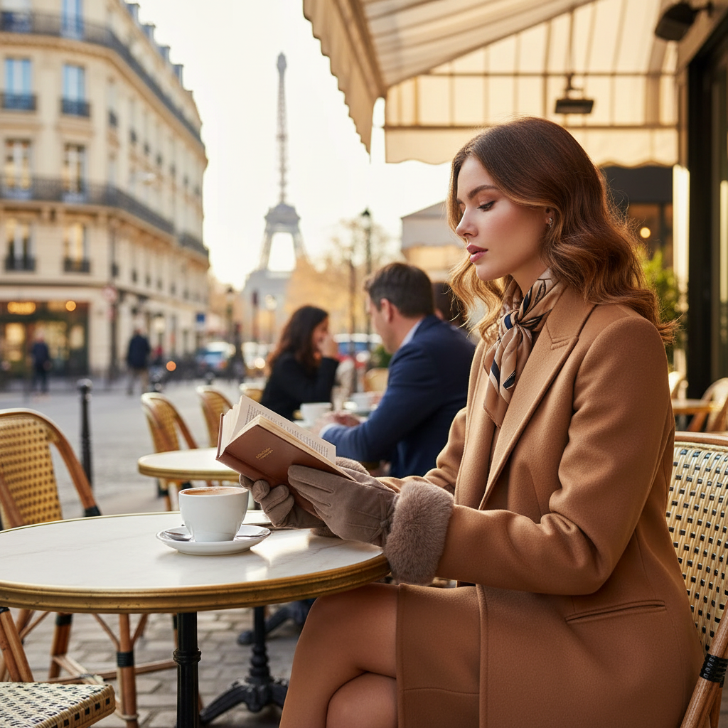 Bow Touch Screen Embroidered Faux Fur Cuff Suede Gloves Winter Accessory