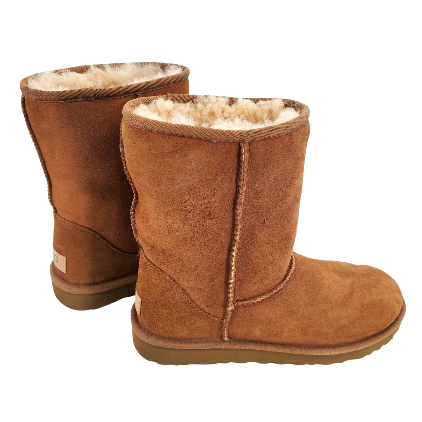 UGG Short Boots Classic II Chestnut Fur Sheepskin Suede shoes