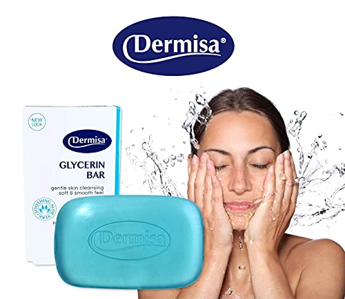 Dermisa Glycerin Bar with Aloe Soap | Helps to Gently Cleanse All Skin aloe soap 