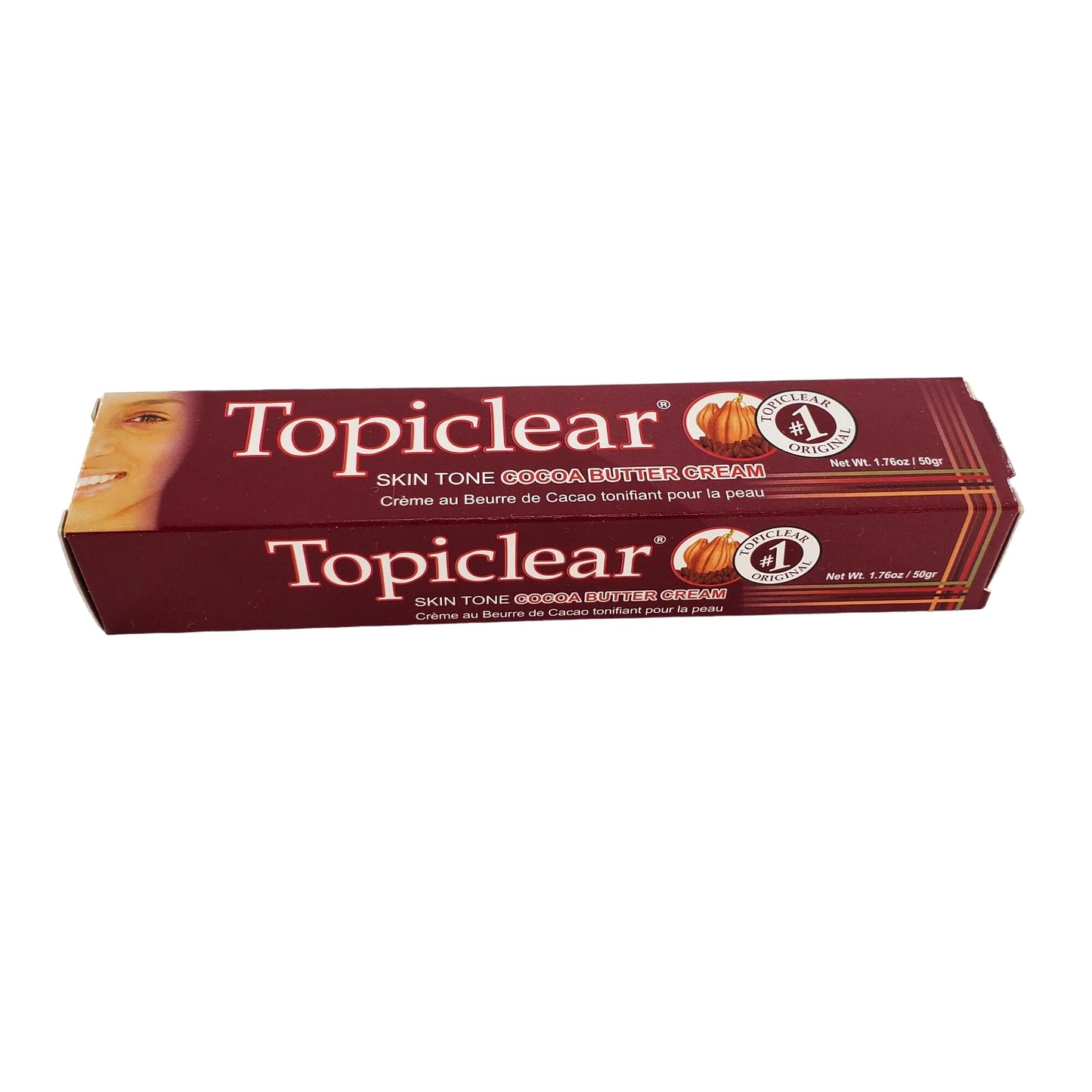 Topiclear Skin Tone Cocoa Butter Cream - Tube 1.76 oz