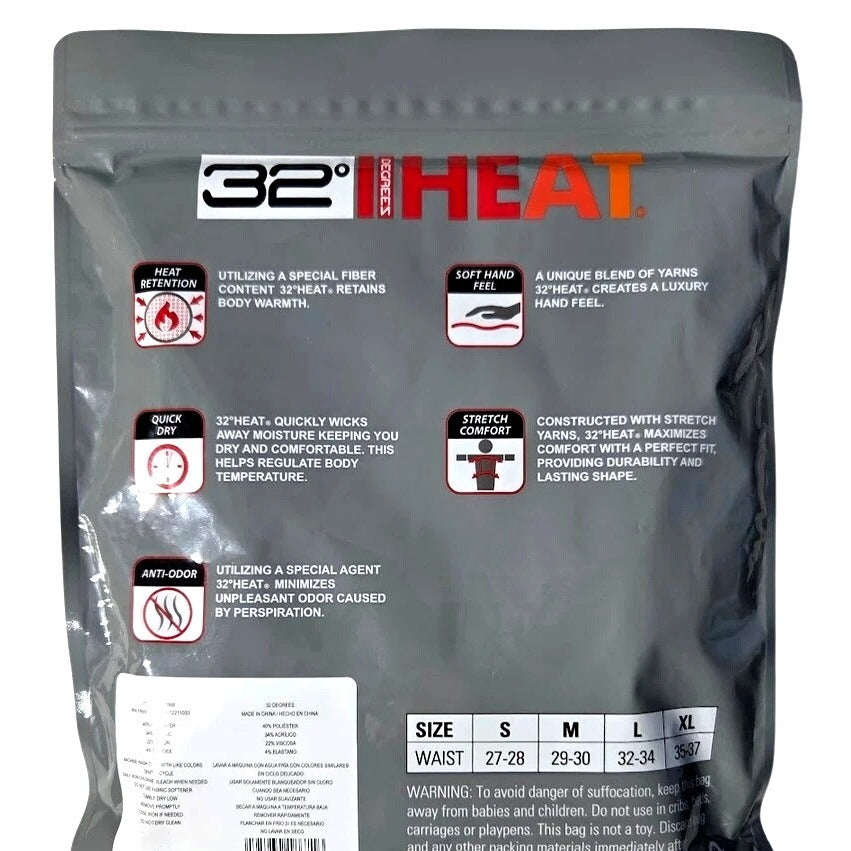 32 Degrees Heat 2-Pack Women Base Layer Lightweight Anti-odor Stretch Pants Black