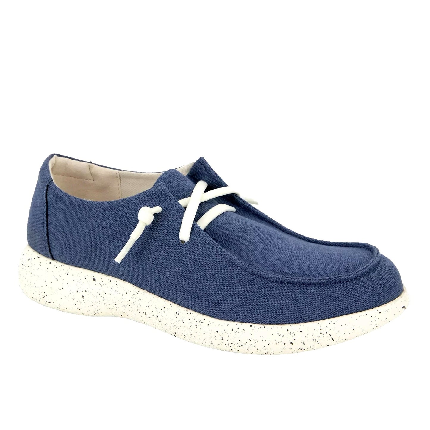 Jsport Wenden Women Casual Slip on Boat Shoes Nautical Sneaker Navy Blue