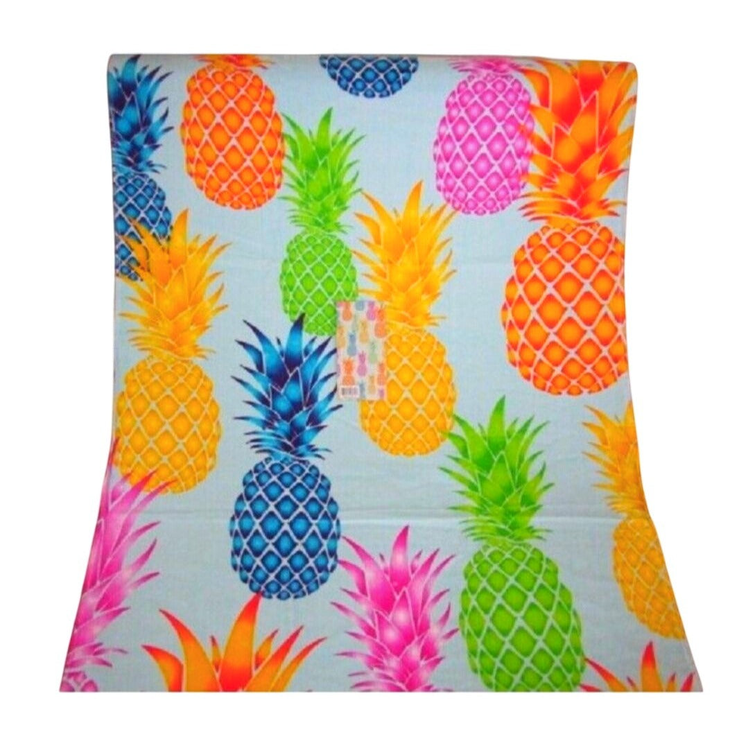 Pineapple Cotton Large Beach Towel Bath Home Bathroom 60x30 Tropical Island