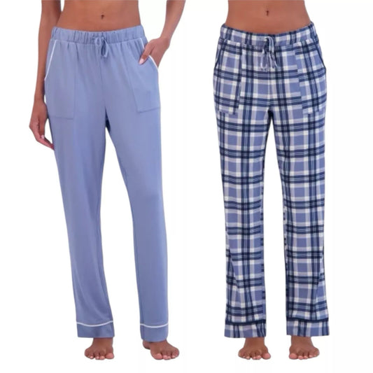 Lucky Brand Women's Lounge Pants 2-pack Set Drawstring Elastic Waist Relaxed Fit Loungewear