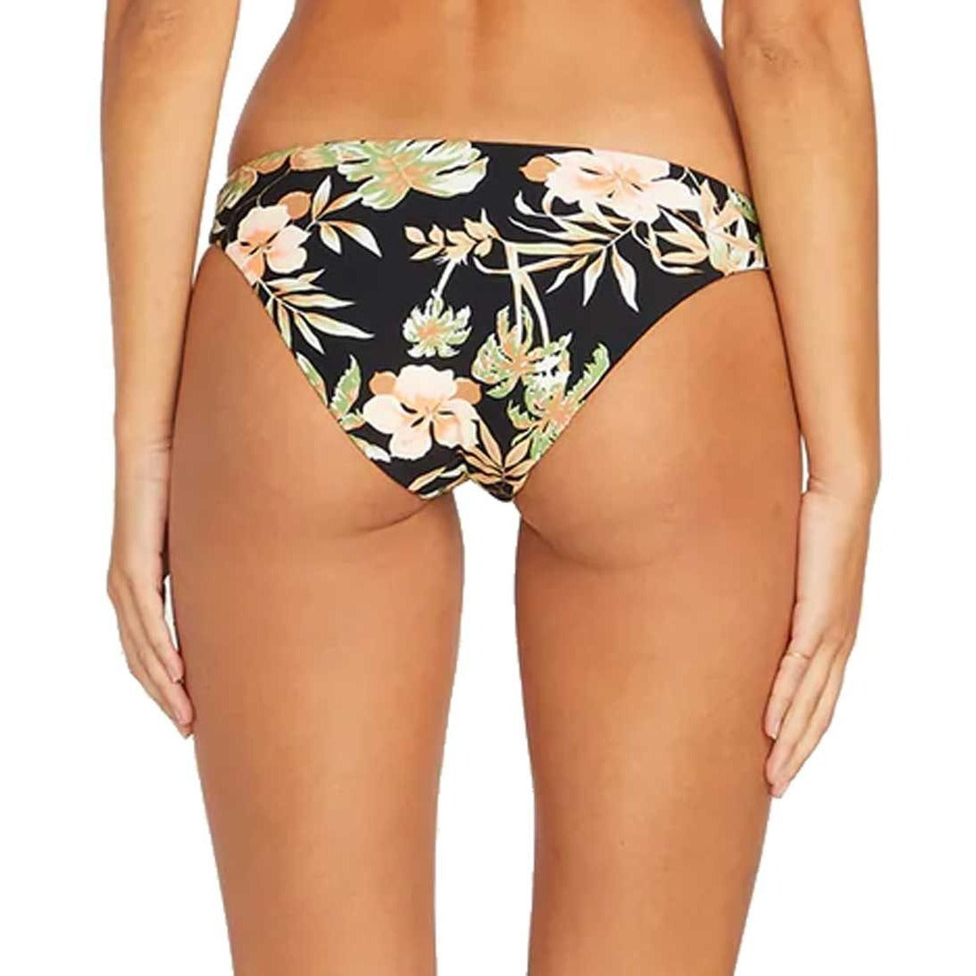 Volcom For The Tide Hipster Floral Low-Rise Tropical Swimwear Bikini Bottom