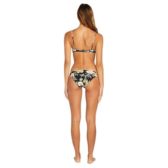 Volcom For The Tide Hipster Floral Low-Rise Tropical Swimwear Bikini Bottom