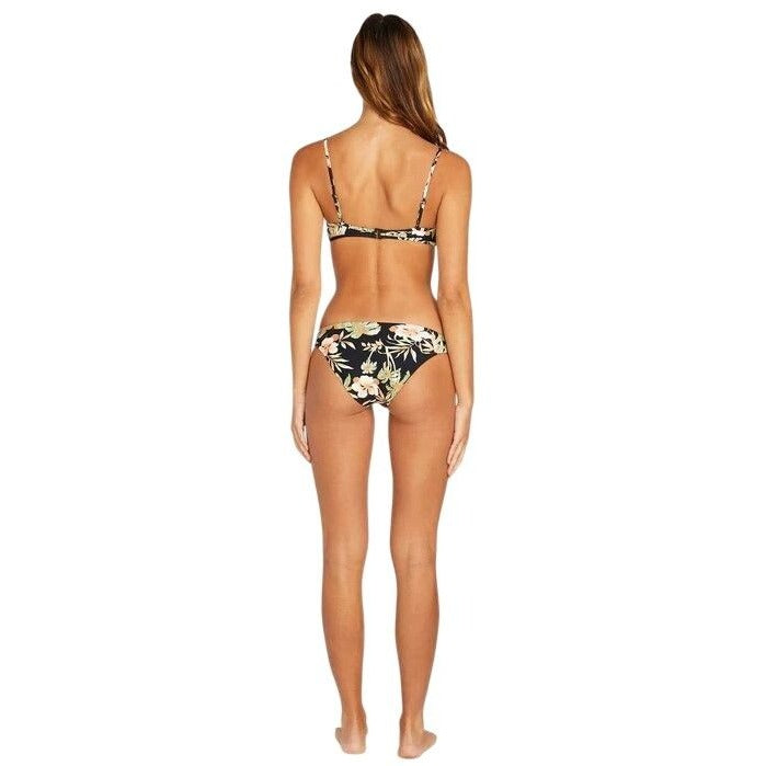 Volcom For The Tide Hipster Floral Low-Rise Tropical Swimwear Bikini Bottom
