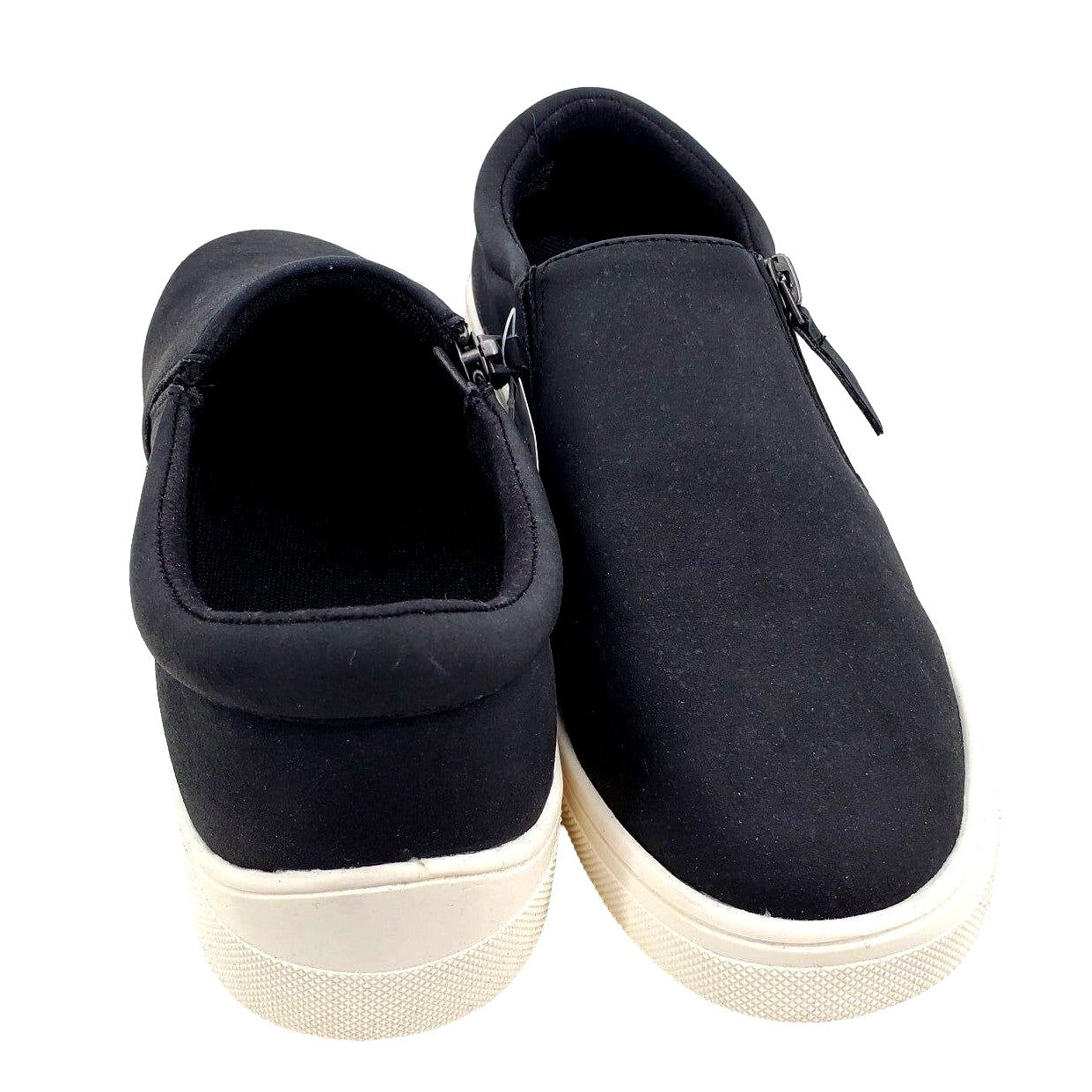 Kensie Sneaker Woman Soren Zip Side Slip-on Shoe Minimalist Athleisure Casual