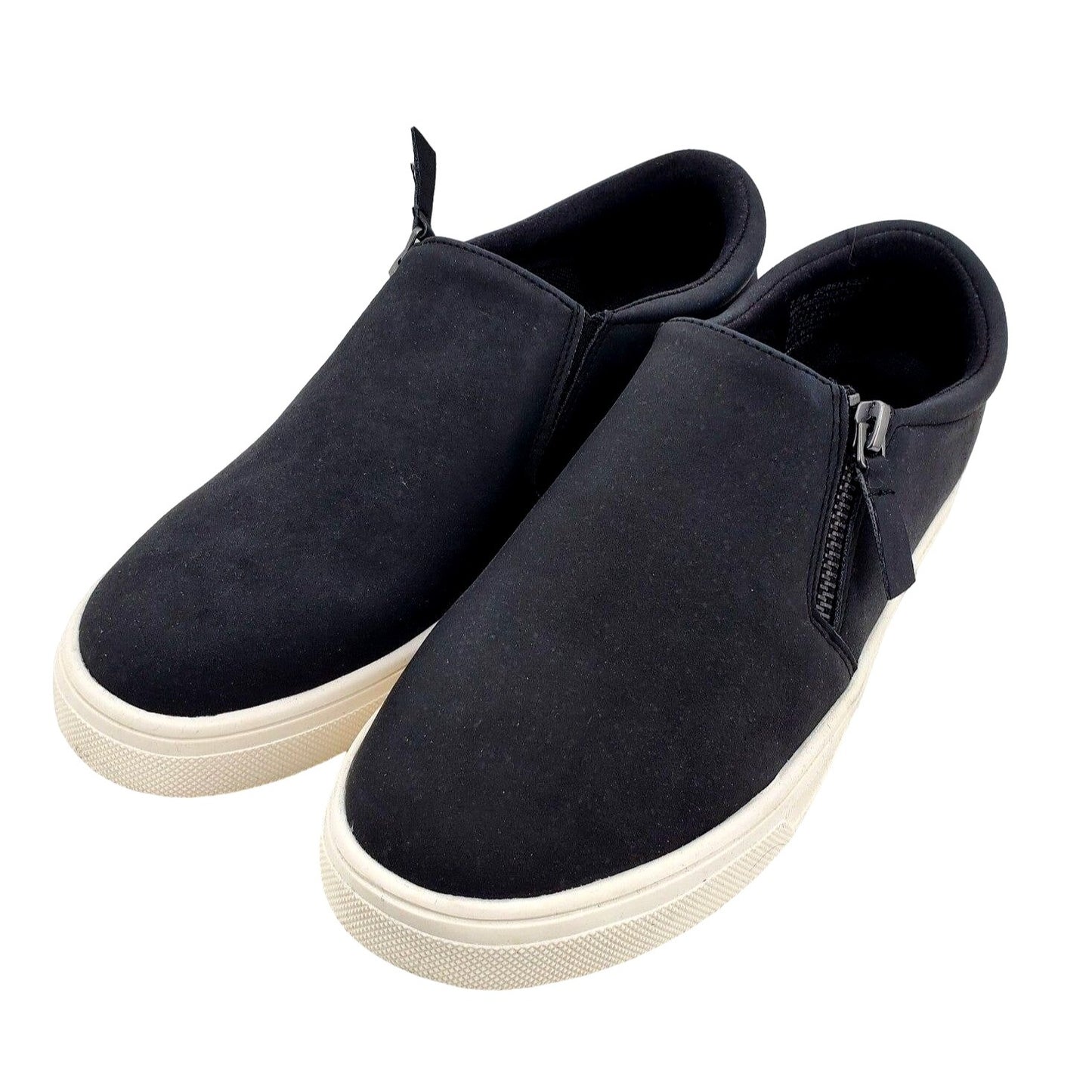 Kensie Sneaker Woman Soren Zip Side Slip-on Shoe Minimalist Athleisure Casual