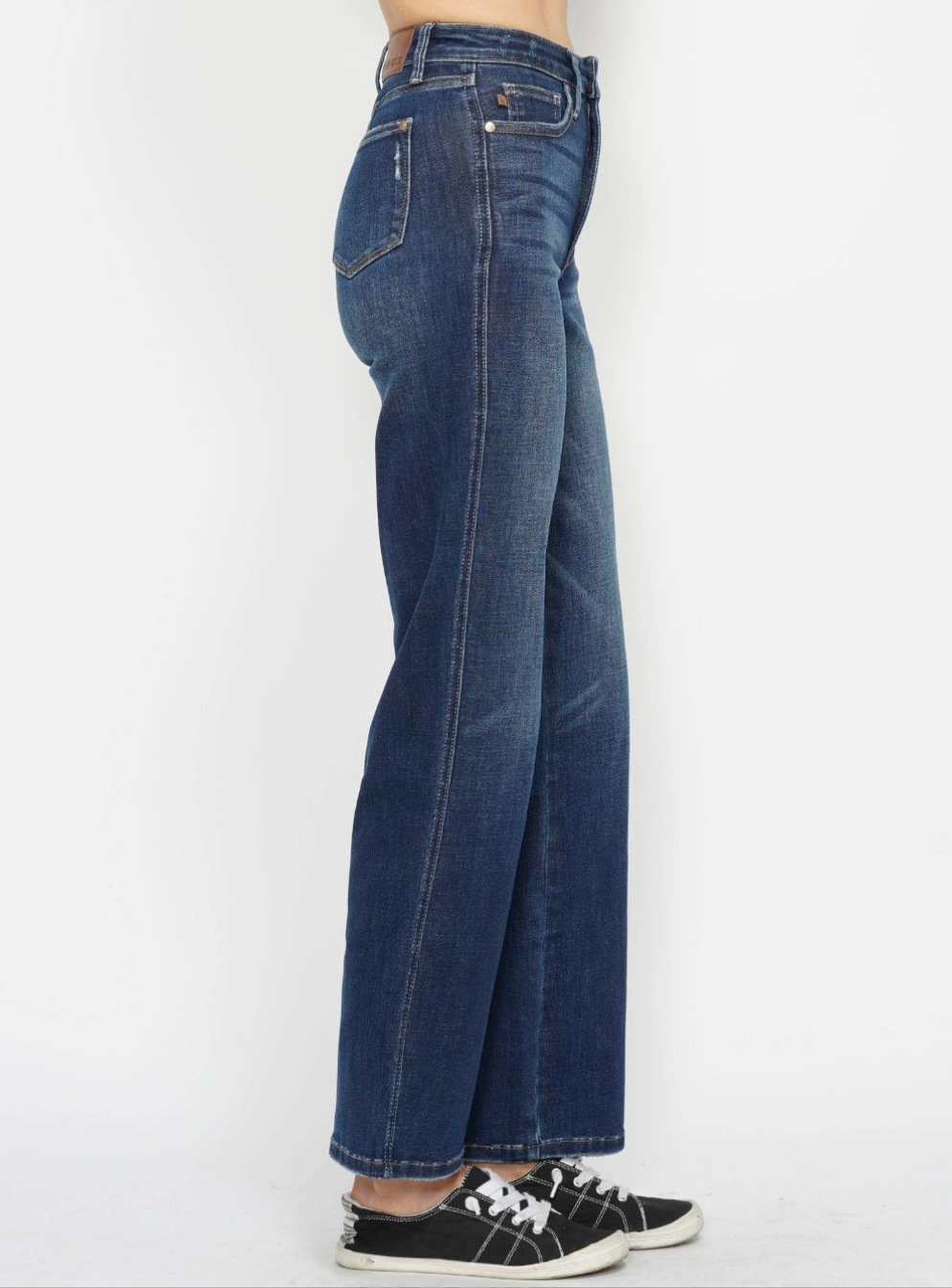 Judy Blue Tummy Control High-Rise Stretch Jeans Denim Mom Straight Leg Pants