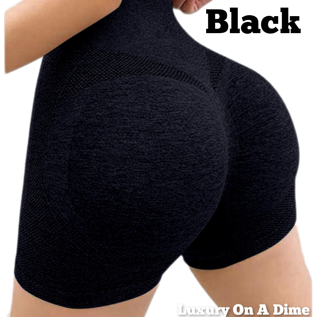 Scrunch Butt Lifting High Rise Activewear Seamless Athletic Contour Active Shorts