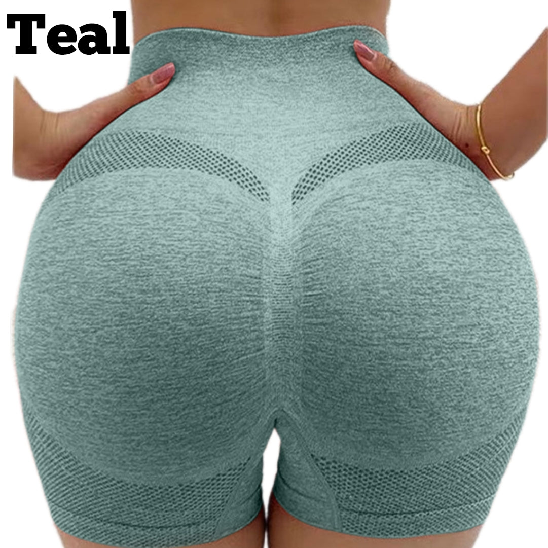 Scrunch Butt Lifting High Rise Activewear Seamless Athletic Contour Active Shorts