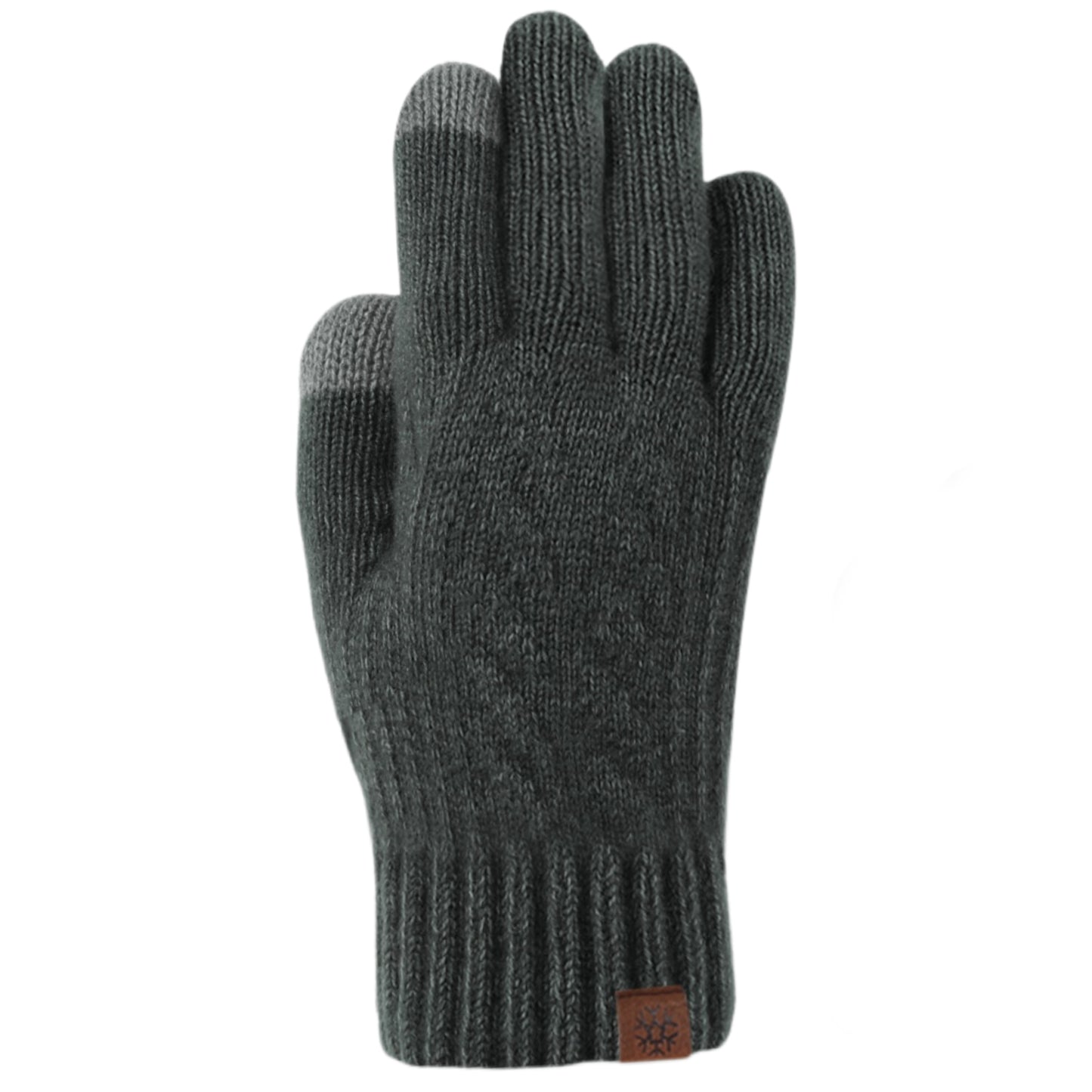 Insulated Touchscreen Plush Sherpa Lined Knit Gloves Winter Outdoor Men Women Accessories