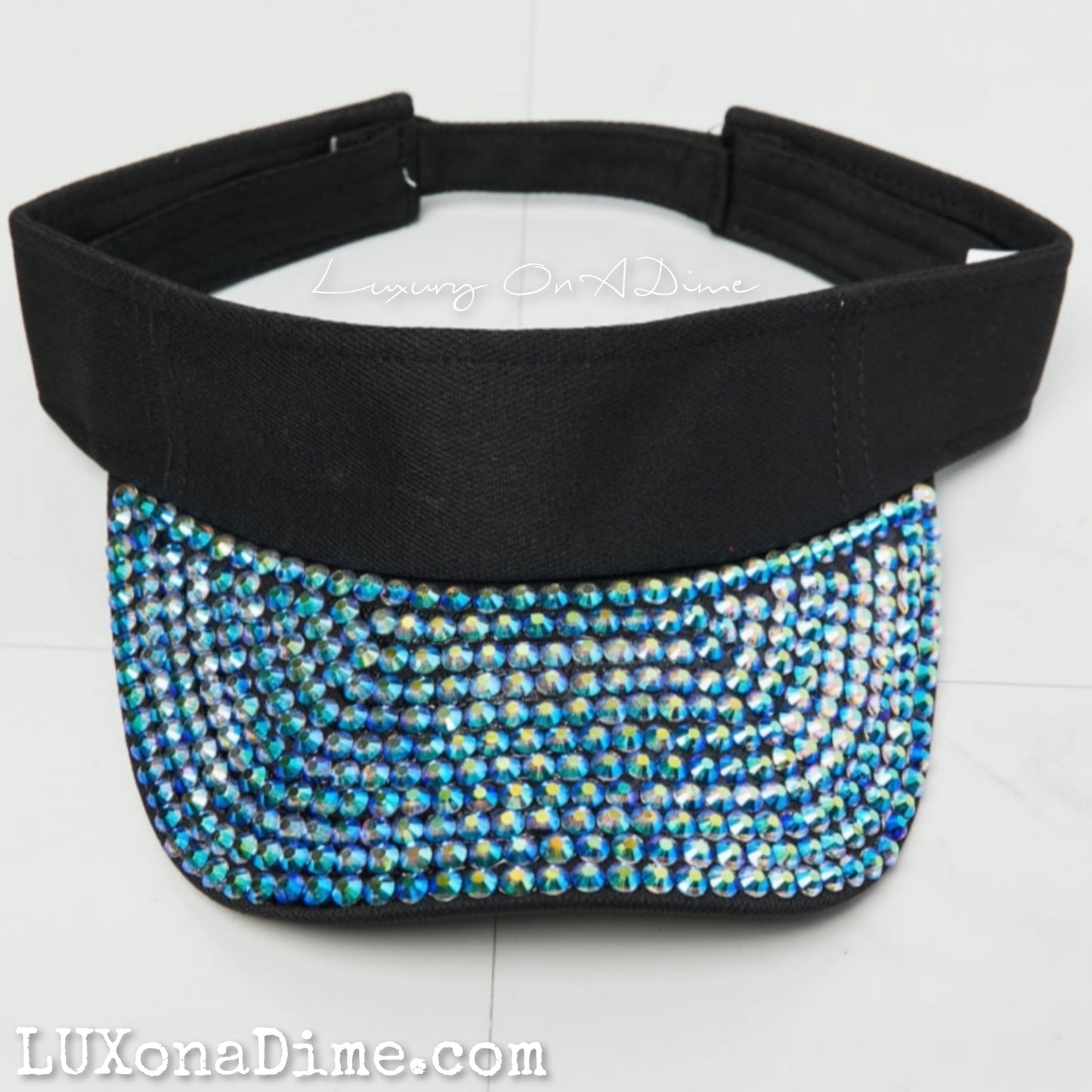 Ultimate Sparkle Crystal Rhinestone Encrusted Visor Hat