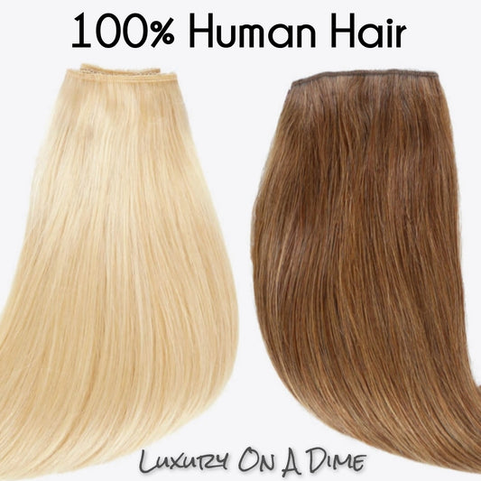 16" HUMAN INDIAN HAIR 80g Halo Extention Real Premium