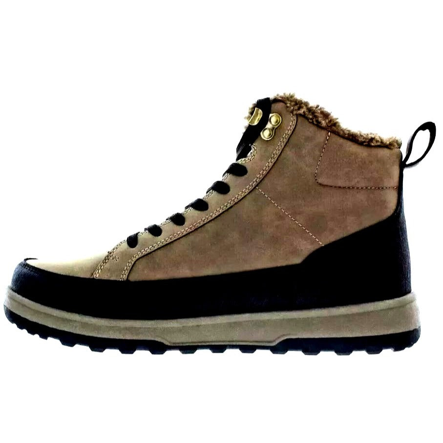 Weatherproof Men Winter Boots Logjam Shearling Lace-up Outdoor Snow Shoes