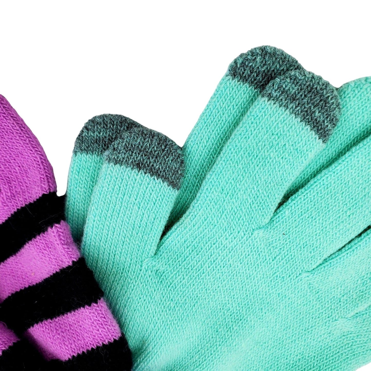 Cat & Jack 2-pack Girls Winter Kids Gloves Tech-Touch Outdoor Snow Mittens