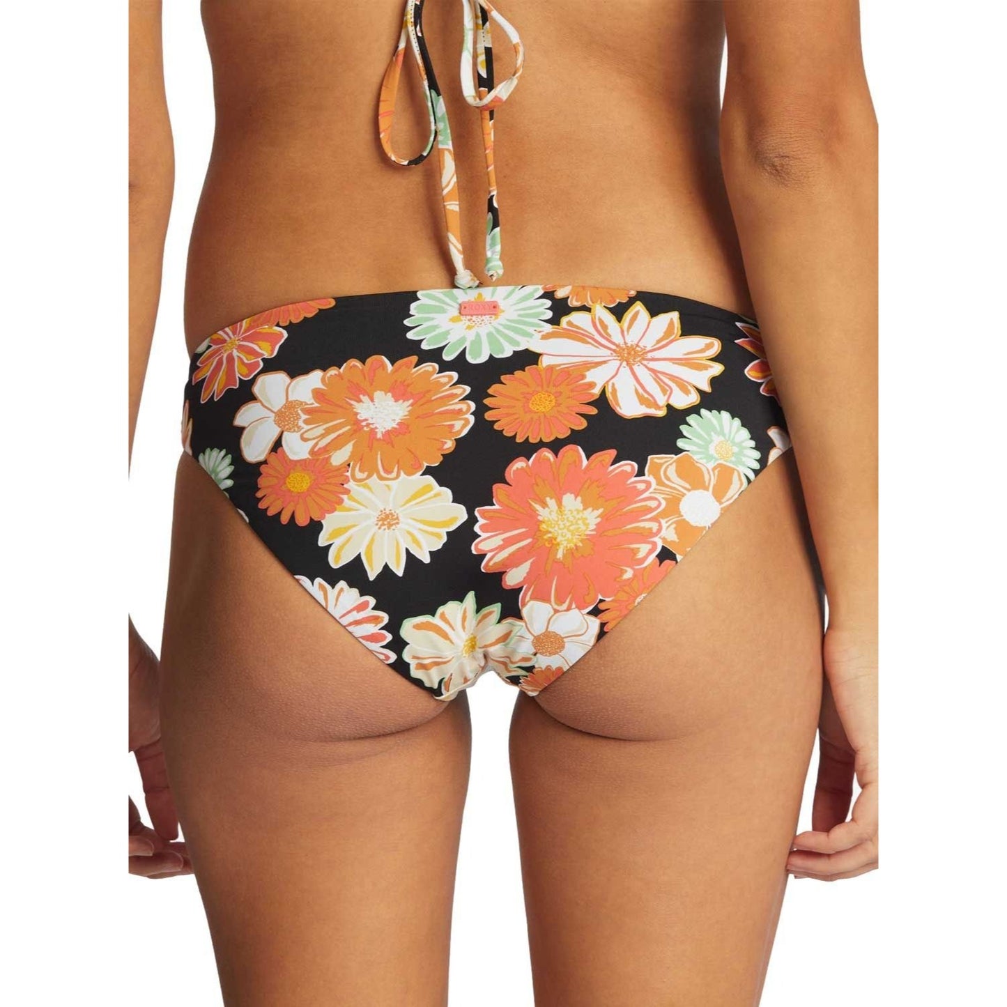 Roxy Criss Cross Hipster Antrhacite Boogie Chillin Bikini Bottom Swimwear