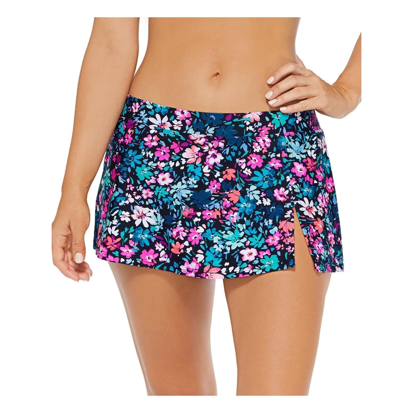 Island Escape Lux Skirtini Siesta Key Floral Bikini Bottom Swimwear Swim Skirt