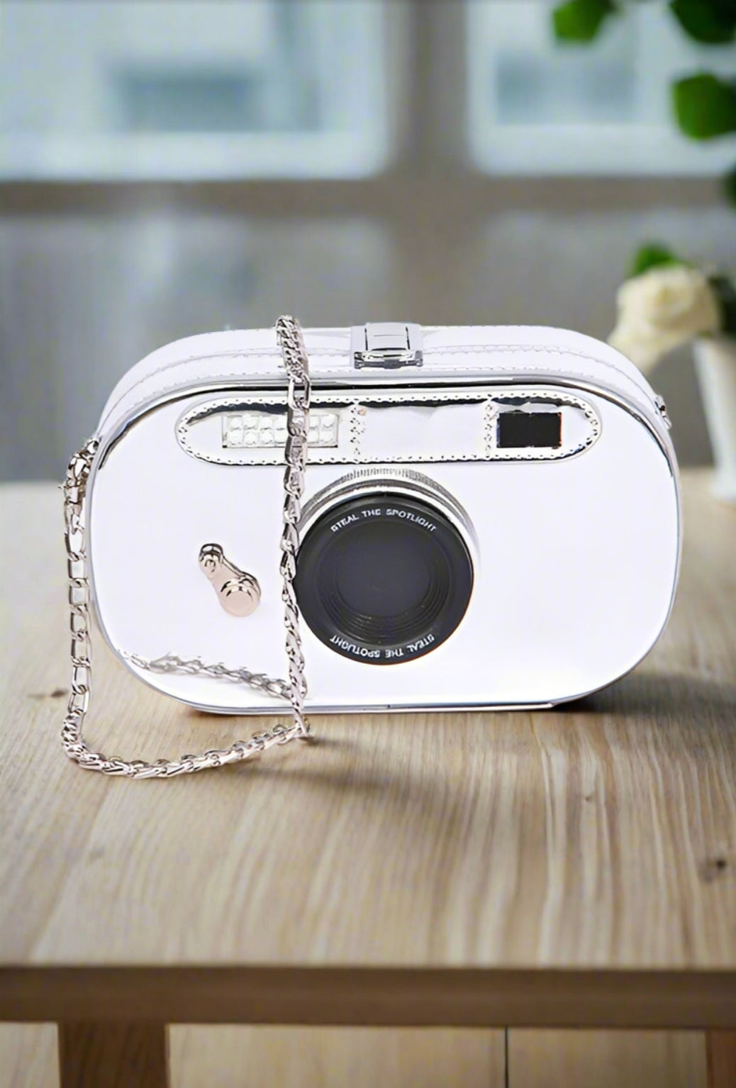 Vintage Camera Iconic Retro Purse Convertible Clutch Crossbody Novelty Bag