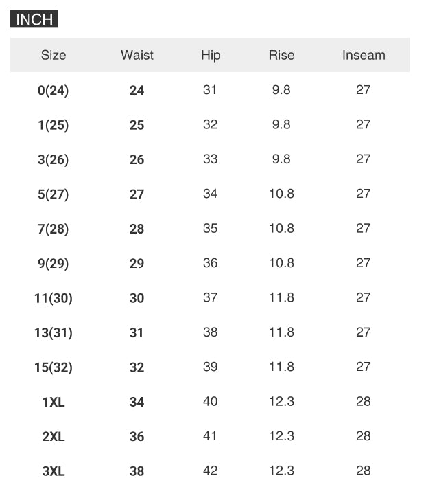 RISEN Mid-Rise Slim Fit Jeans Cropped Baggy Wide Leg Cut Raw Hem Denim Pants Plus Size Available