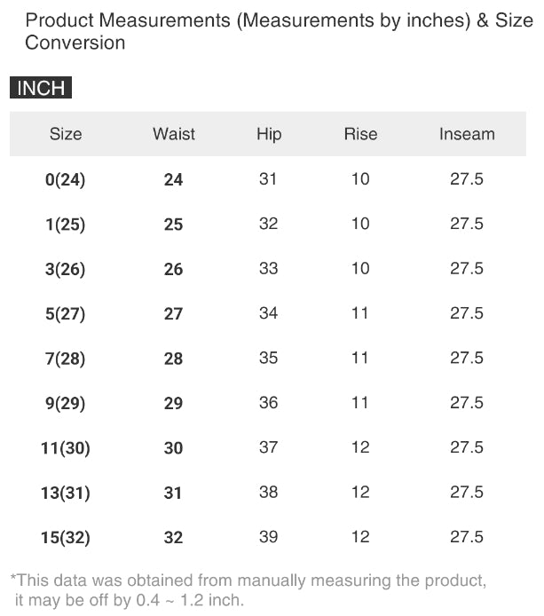 RISEN High-Rise Waist Distressed Patch Knee Straight Leg Pants Ankle Denim Jeans