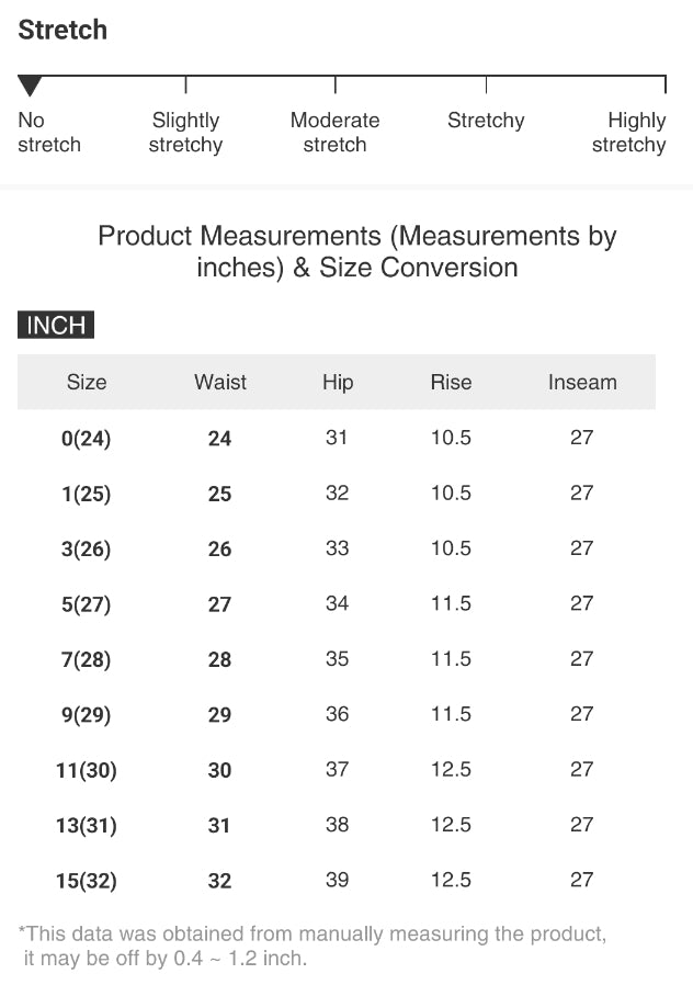 Risen Tummy Control High-rise Pants Slim Fit 4-Way Stretch Denim Wide Leg Cropped Raw Hem Jeans