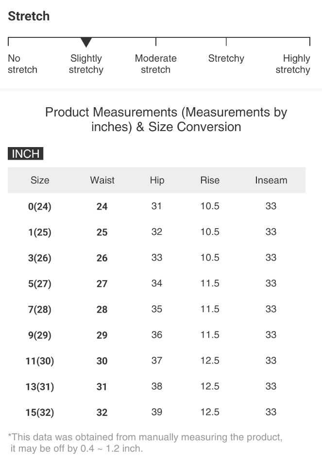 Risen High-Rise Waist Slim Fit Bootcut Leg Jeans Stone Wash Distressed Denim Pants