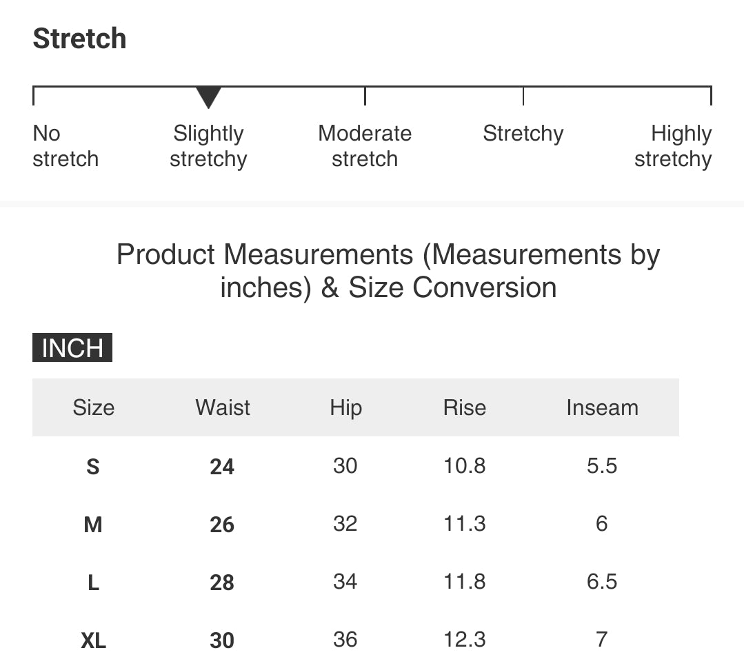 Risen High-Rise Double Button Relaxed Fit Rolled Cuffed Panel Denim Jean Shorts