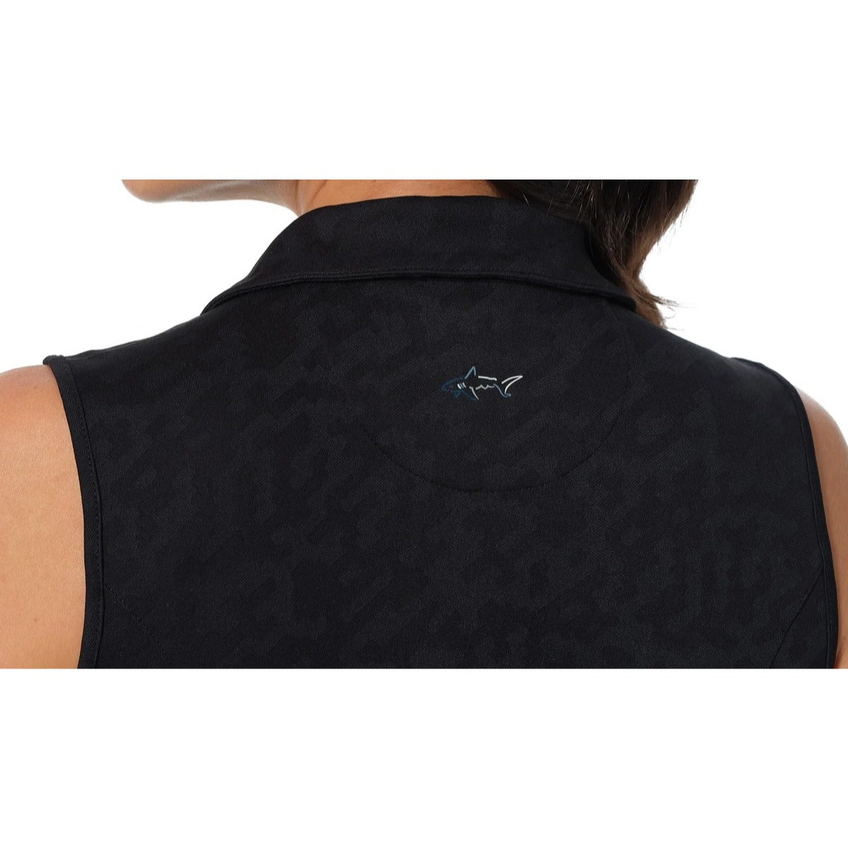 Greg Norman Dress Quarter Zip Tennis Mini Sleeveless Texture Athleisure