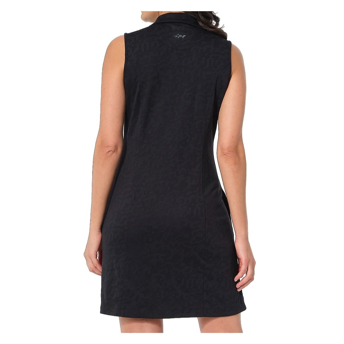 Greg Norman Dress Quarter Zip Tennis Mini Sleeveless Texture Athleisure