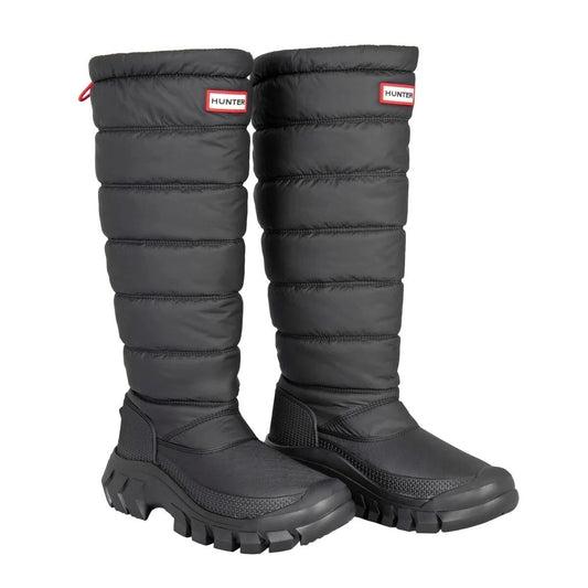 Hunter Women Boots Intrepid Tall Quilted Insulated Snow Waterproof Puffer Shoe