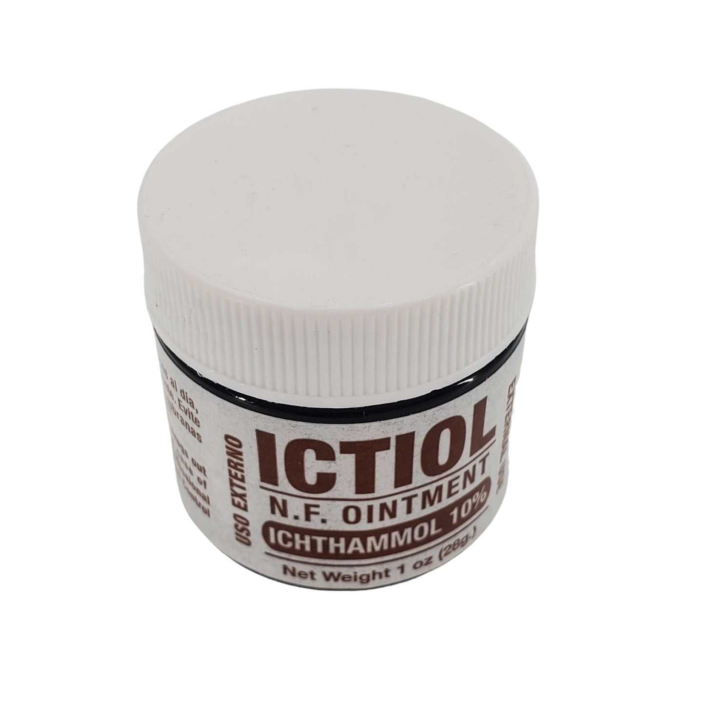 Ichthammol Ointment ICTIOL Ichthammol 10% concentration 1oz container